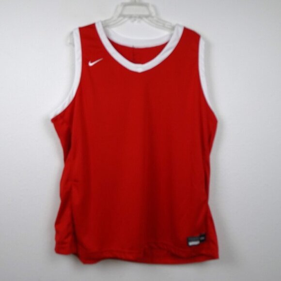 Nike Tops - Nike Basketball Jersey Women's Size 3XL Red Sleeveless Sports Activewear